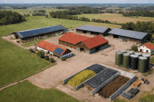 Übersicht eines landwirtschaftlichen Betriebs zum Thema Hofübergabe in Passau und Niederbayern