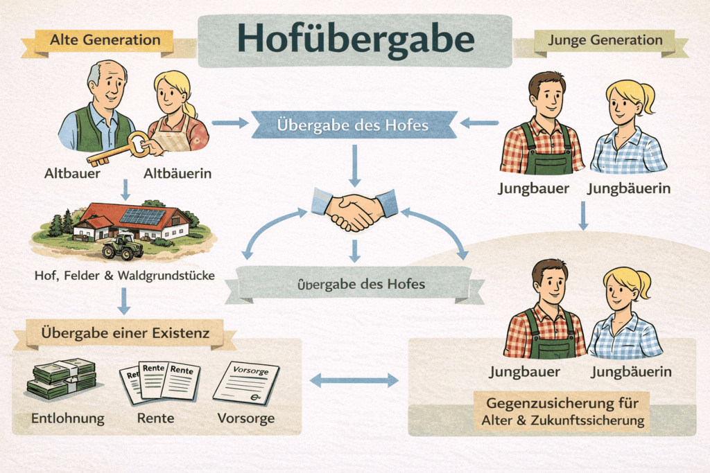Übersicht Hofübergabe